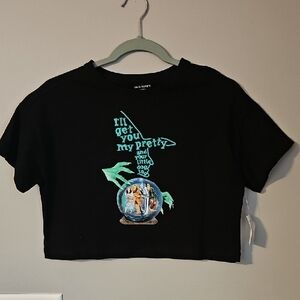 Old Navy Wizard Of OZ Cropped Tshirt! Sz Large 10/12 NWTS!